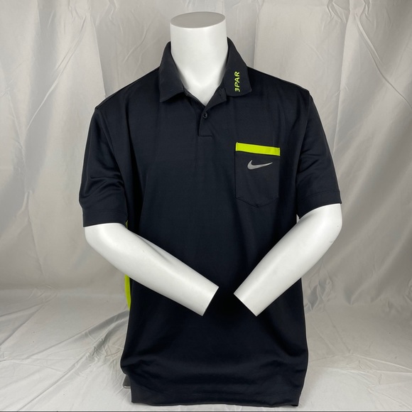 nike golf black polo